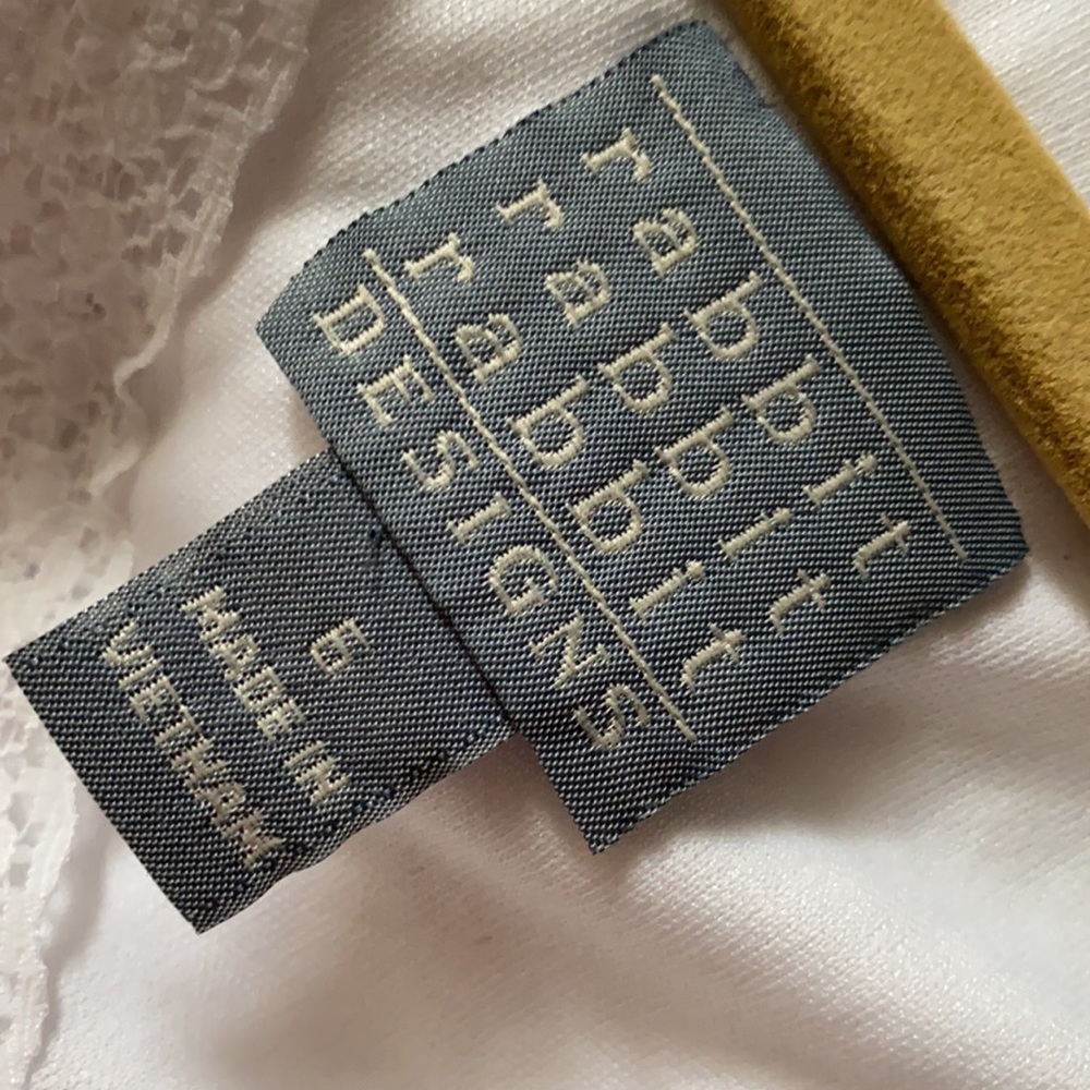 Rabbit Rabbit Rabbit Design Size 6 Lace Fit & Flare Dress - Picture 8 of 8